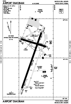 Airport diagram for COF