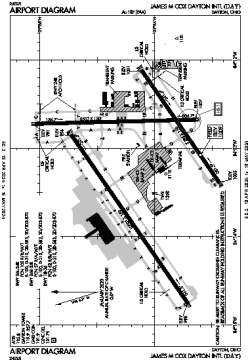 Airport diagram for DAY
