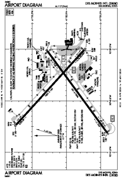 Airport diagram for DSM