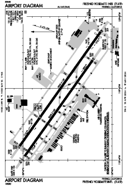Airport diagram for FAT