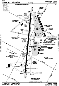 Airport diagram for LFI