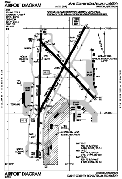 Airport diagram for MSN