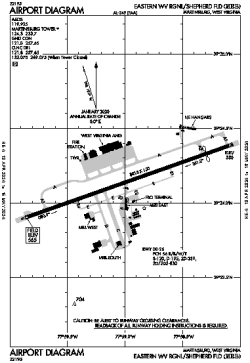 Airport diagram for MRB
