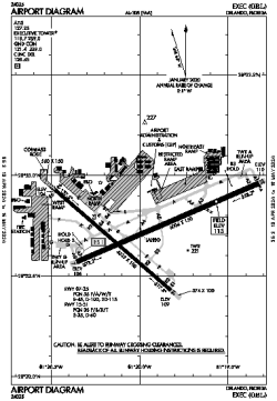 Airport diagram for ORL