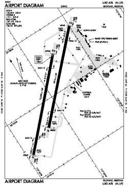Airport diagram for LUF