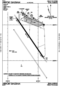 Airport diagram for SEM