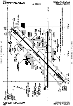 Airport diagram for GEG