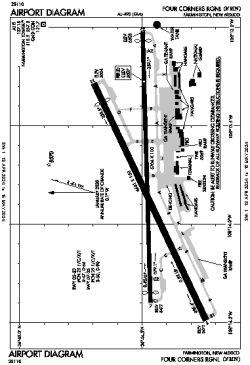 Airport diagram for FMN