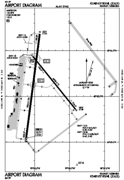 Airport diagram for EAR