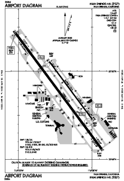 Airport diagram for PSP