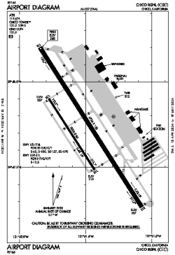 Airport diagram for CIC