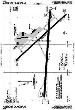 Airport diagram for ORH