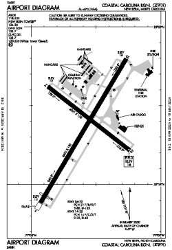 Airport diagram for EWN