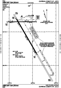 Airport diagram for CIU