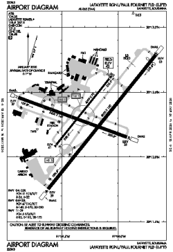 Airport diagram for LFT