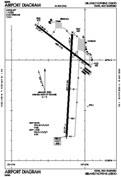 Airport diagram for EEN