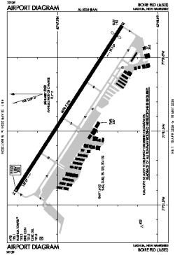 Airport diagram for ASH