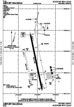 Airport diagram for ARA