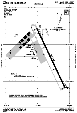 Airport diagram for KCWF