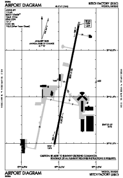 Airport diagram for BEC