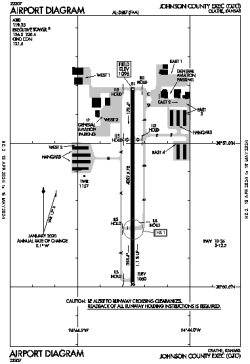 Airport diagram for OJC