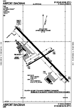 Airport diagram for STC