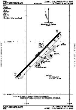 Airport diagram for OAJ
