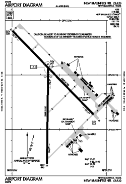 Airport diagram for KBAZ