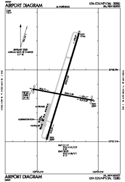 Airport diagram for E26