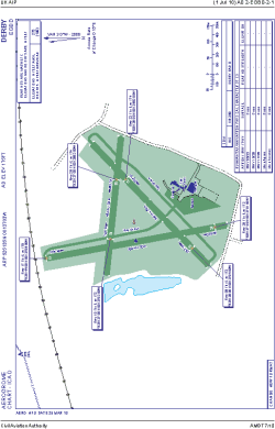 Airport diagram for EGBD