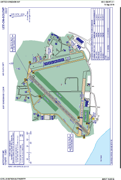 Airport diagram for EGHF
