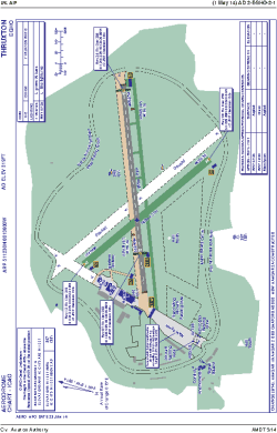 Airport diagram for EGHO