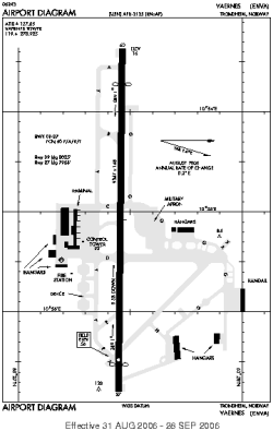 Airport diagram for TRD