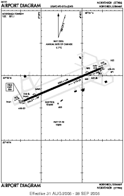 Airport diagram for QOE