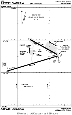 Airport diagram for ASM