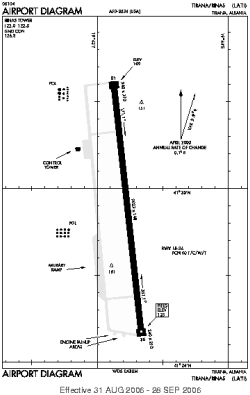 Airport diagram for TIA