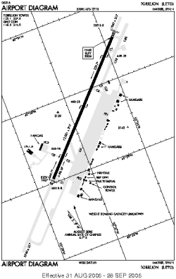 Airport diagram for TOJ
