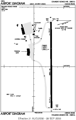 Airport diagram for MAO
