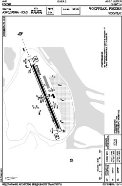 Airport diagram for CKH