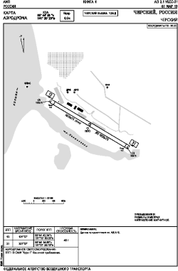 Airport diagram for CYX