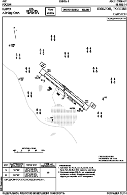 Airport diagram for UHMN