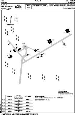 Airport diagram for ULEG