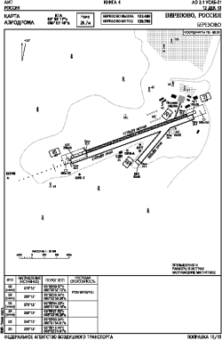 Airport diagram for EZV
