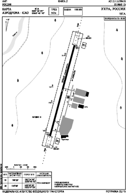 Airport diagram for UCT