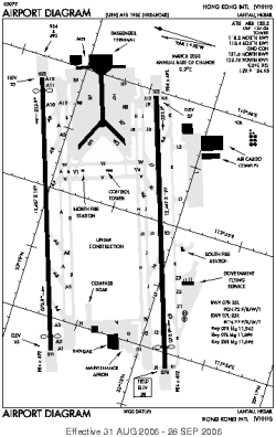 Airport diagram for HKG
