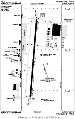 Airport diagram for UTP