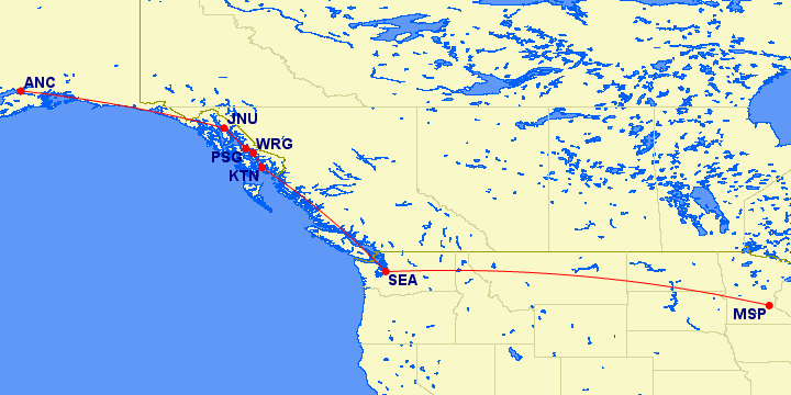 Delta Air trip report: Anchorage-Seattle - Alaska Travelgram