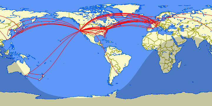 [list of most flights I've taken]