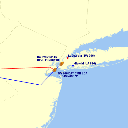 United/TWA Collision Over New York