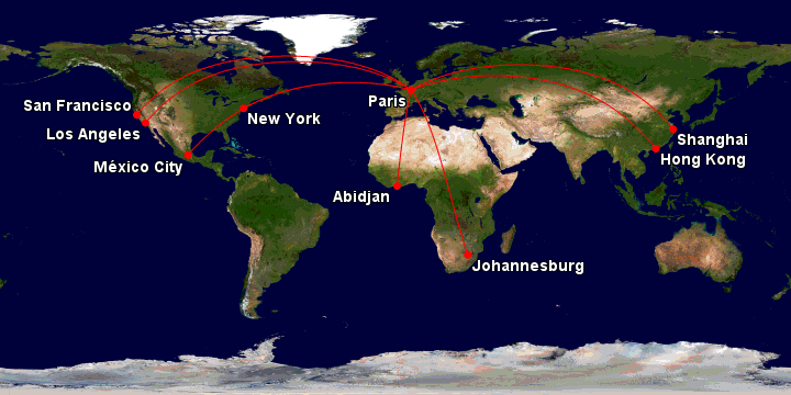 Les A380 d'Air France volent aujourd'hui sur huit destinations.